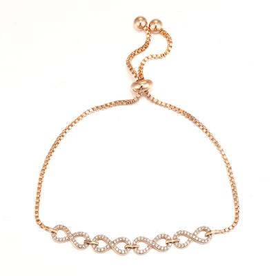 China 9.88g Sterling Silver Sister Bracelets 16cm Michael Kors Rose Gold Bracelet for sale