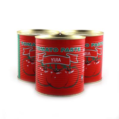 China high quality and low price canned tomato sauce of 20-24%28-30% 36-38% 30-32% YIJIA for sale