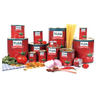 China 20-24%28-30% 36-38% 30-32% YIJIA Canned Tomato Sauce Factory Best Selling for sale