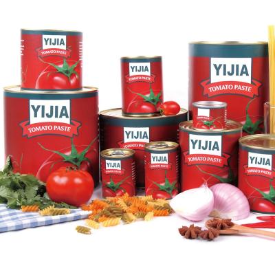 China 20-24%28-30% 36-38% 30-32% double tomato sauce China concentrated 28-30% brix natural red color for sale