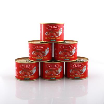 China 20-24%28-30% 36-38% 30-32% YIJIA 100% fresh tomatoes canned tomato sauce for sale