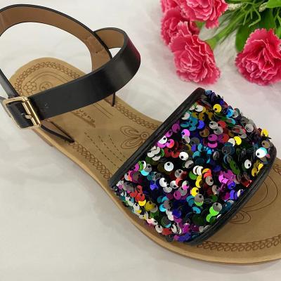 China New Wedge Trend Fashion Flat Shoes Women's Sandals, Factory Direct Sales for sale