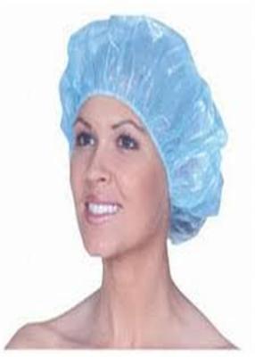 Chine Hygiène élevée de longue de cheveux de couverture d'ajustement d'hôpital couleur bleue facile principale jetable de Consumbles à vendre