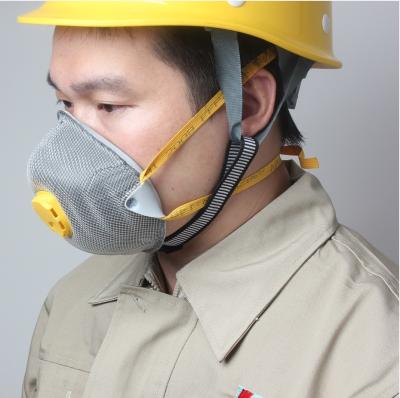 Cina Resistenza espiratoria bassa dell'anti della polvere di N95 FFP2 del respiratore maschera del silicone con la valvola in vendita