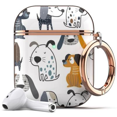 China For AirPods Pro AirPods Cartoon Earphone Case 1 Stylish Design AirPods Case Cover For Women Girls Bling Luxury Sparkle Leather Airpod Case for sale