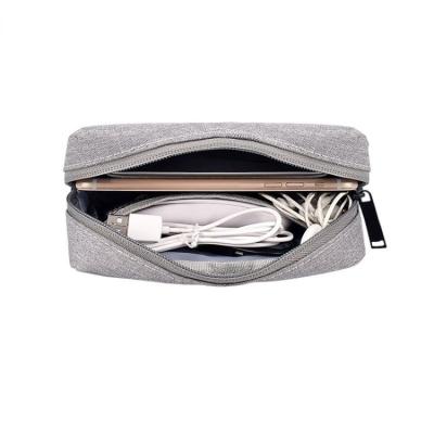 China Portable Single Zipper Digital Accessories Storage Bag Waterproof Digital Cable Accessories Storage Bag for sale