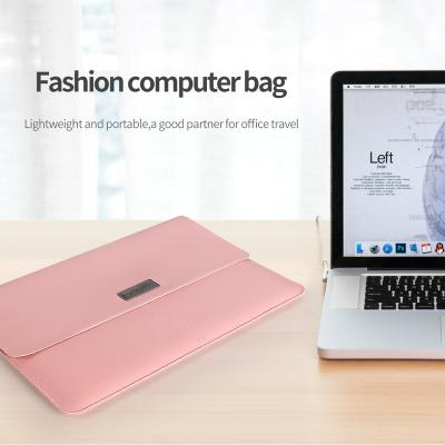 China PU Material Anti-theft Laptop Bag Notebook Sleeve Cover Holder For Macbook Air 11 Pro 13 m1 Handbag Briefcase for sale