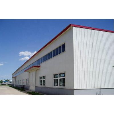 China Cheap Steel Fabricated Frame Structure House Price Large Span Space Steel Warehouse Fabricated Heavy Steel Structure for sale