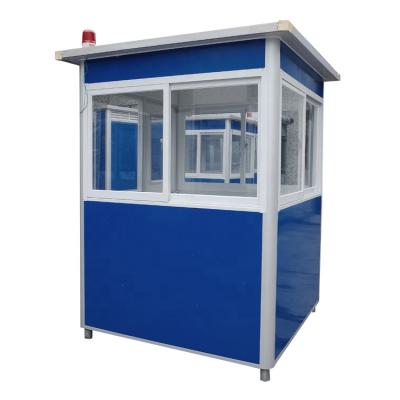 China Modern Outdoor Portable Environmental Protection Mini Box Eps Sandwich Panel Security Booth Sentry Kiosk for sale