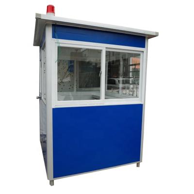 China Best Quality Modern Prefab Portable Mini Box Eps Sandwich Panel Guard House Security Booth Sentry Kiosk for sale