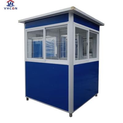 China Modern CE Approved Security Cabin Modular Portable Security Guard House for sale