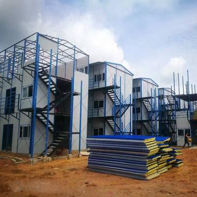 China Steel Structure 2 Story Modern Lightweight Sandwich Panel Best K Type Cheap Prefab Houses for sale