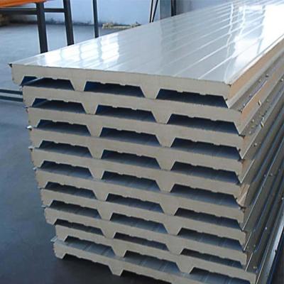 China Ceiling Wall Accessories Polyurethane Insulated Rigid Sandwich Panel Factory Made New Arrival Metal Panel for sale