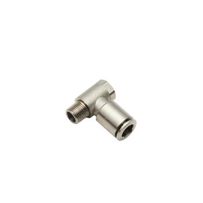 China Mental Machinery Industry M/H Hexagon Pneumatic Outer Elbow One-Touch Fittings / Connector for sale