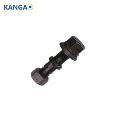 China Carbon Steel Grade Automobile Black Wheel Hub Bolt 10.9 For BPW 12T for sale