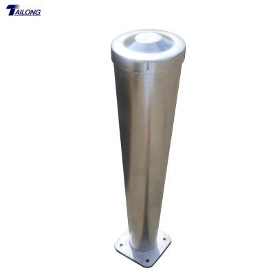 China Exterior Galvanized Steel Bollard Easily Assembled On The Road For Car Parking Various Specifications for sale