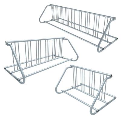 China Durable Commercial Bike Rack Powder Coated / Galvanized Steel Double Sided Grid Bike Rack for sale