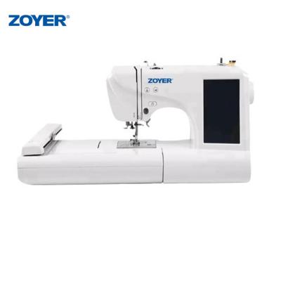 China Touch Screen 96 Programmable Design Series Sewing Machine Household ZY1950T Zoyer Integrated Sewing And Embroidery Machine For Home for sale