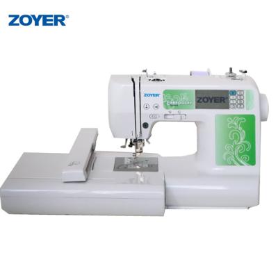 China ZOYER Programmable 2021 Easy Operation Automated Household Embroidery Machine Domestic Machine For Home Use for sale