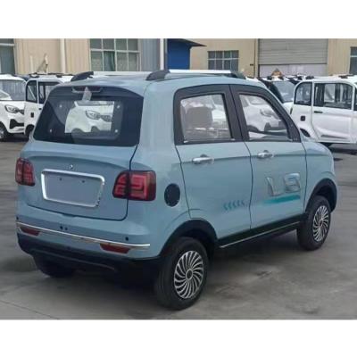 China Small electric vehicle steel four-wheel household iron car four-wheel drive electric four-door pickup tourist bus on the car for sale