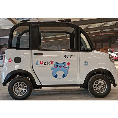 China Luxury 4 Wheeler Steel Electric Single Wheel Four Wheel Cargo Traction Pickup Truck Iron Electric Car Mini Tourists for sale