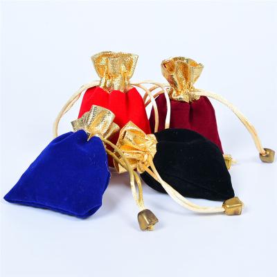 China Small Modern Drawstring Pouch Jewelry Bag Gift Velvet Storage Bag For Jewelry Bracelets Gifts Candy Bags for sale