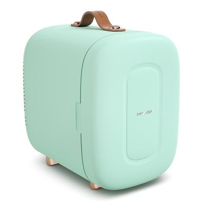 China NEW THERMOELECTRIC Fridge Portable Pink 5L Cosmetics Small Fridge For Beauty Skin Care Fridge Mini Cosmetic for sale