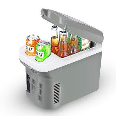 China Cool 20degree 8L / 24 Liter Portable Refrigerator Mini Cooler Car Fridge Freezer 12v for Drinks Fruits and Vegetables for sale