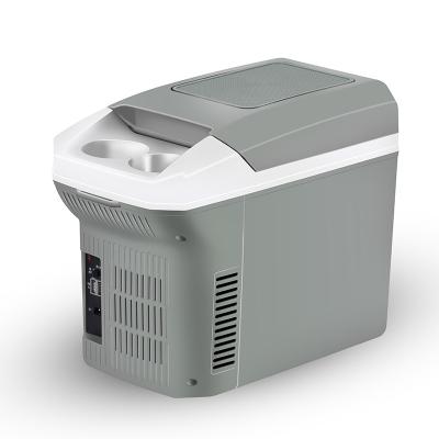 China Cool 20degree 8L USB System 24V/220V Large Dual-Use USB Refrigerator Car Home Small Truck Mobile Cooler for sale