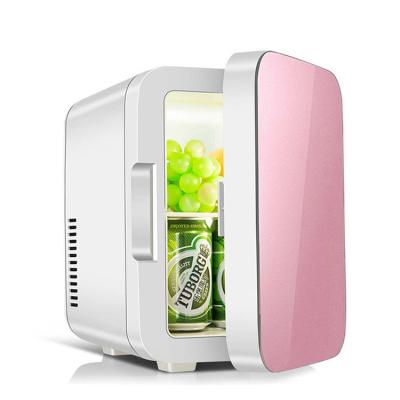 China 16-20â „ ƒ Wholesale 6L Custom Portable Cosmetic Beauty DC 12V Below Temp Fridge Mini Car Fridge for sale