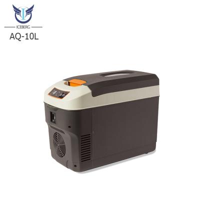 China Cool 25degree 22L 12V 110V Portable Camp Fridge Mini Battery Car Outdoor Fridge for sale