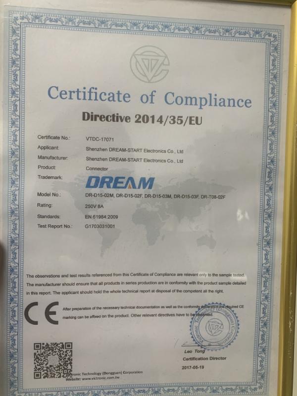 CE - Shenzhen Dream-Start Electronics Co., Ltd.