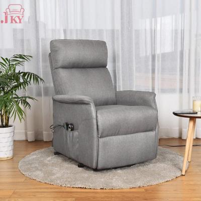 China (Height) JKY Adjustable Furniture Vibration Massage Heat Wall Fabric Electric Power Lift Recliner Chair for sale