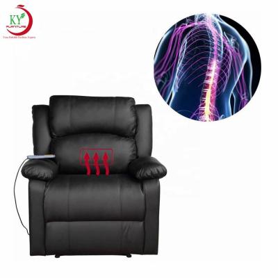 China (Size)JKY Furniture Adjustable Massage Recliner Chair Heated PU Leather Ergonomic Lounge for sale