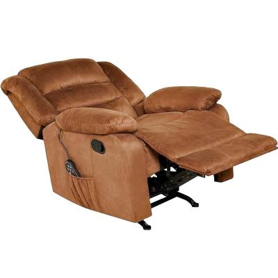 China Wholesale JKY Eco-friendly Furniture China Fabric Home Theater Micro Manual Recliner Chair for sale