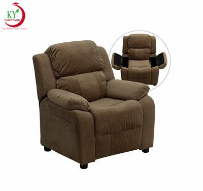 China JKY Modern European Style PU Child Mini Reclining Sofa Flip Out Leather Chair-Furniture Small Kids Recliner For Kids for sale