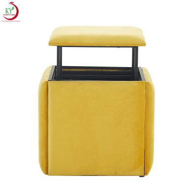 China JKY Adjustable Furniture Magic Folding Stools (Height) Playroom and Living Room Decorate Ottoman for sale