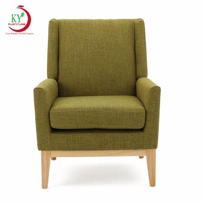 China (Size) JKY Furniture Accent Chair Adjustable Comfortable Soft Medieval Modern Fabric Upholstered Chair, Green Upholstered Seat Is Elegant for sale