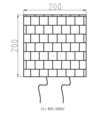 China Industry Premium Flexible Ceramic Heating Process Pad Heater Element For Post Solder Heat Treatment for sale