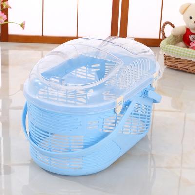 China 2020 China Factory Pet Travel Aviation Flight Box Pet Carrier Cage Viable Outdoor Dog Transport Cage for sale