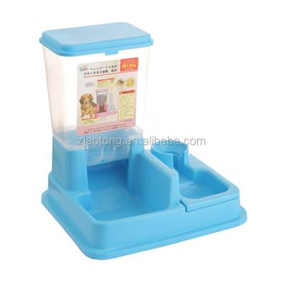 China Automatic 2 In 1 Automatic Dog Food Water Feeder With Large Capacity / Multifunctional Feeder for sale