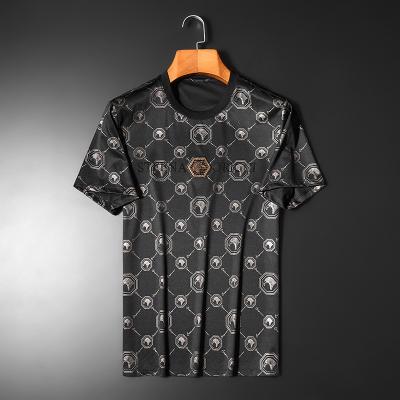 China Wholesale New Casual T-shirt Men's Fashion Summer Breathable Shirt Printed Men's Short-sleeved T-shirt for sale