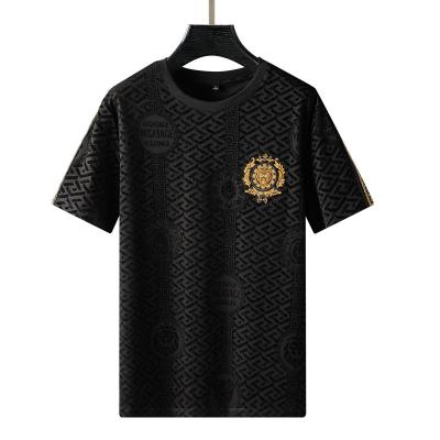 China Breathable Summer Short Sleeve T Shirt With Round Neck Embroidery Printed T Shirt For Men Women Casual Cotton T-shirt for sale