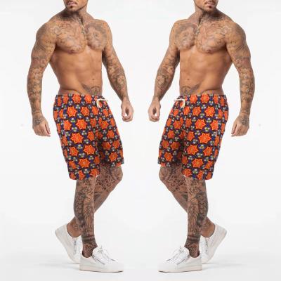 China New Fashion Beach Hawaiian Silk Casual Shorts Men's Summer Printed Men's Breathable Shorts Wholesale for sale