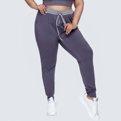 China Wholesale Women's Sports High Outdoor Fitness Yoga Seamless Pants Running Jogging Plus Size Women's Breathable Clothes for sale