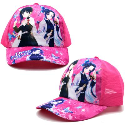 China JOINT Children's Sports And Leisure Baseball Cap Game Cartoon Sun Hat Mesh Printing Hat for sale