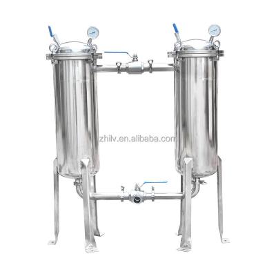 China Rate New Process Connection Accurate Duplex High Accurate Filter SUS304 Stainless Steel Bag Water Filtration Industries for sale