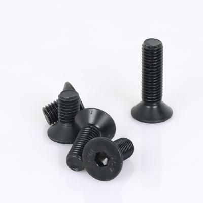 China Socket hexagon with countersunk head Factory Outlet Accept Custom Hexagon Socket Black Self Tapping Screws Flat Head Bolt for sale