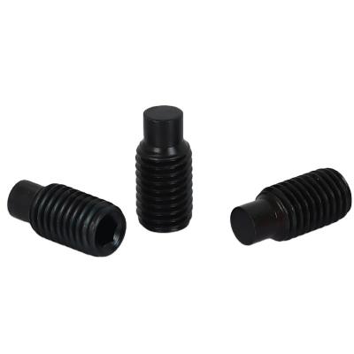 China Alloy steel Skillful Manufacturer OEM Carbon Steel Black Zinc Oxide Phosphorus Hexagon Socket Inner Cup Point Hex Socket Set Screws for sale