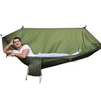 China Hotsale Custom Outdoor Outdoor Camping Swing Bed Portable Nylon Hammock for sale